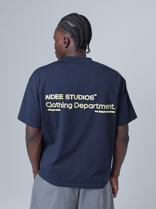 UNIFORM TEE - NAVY/CREAM