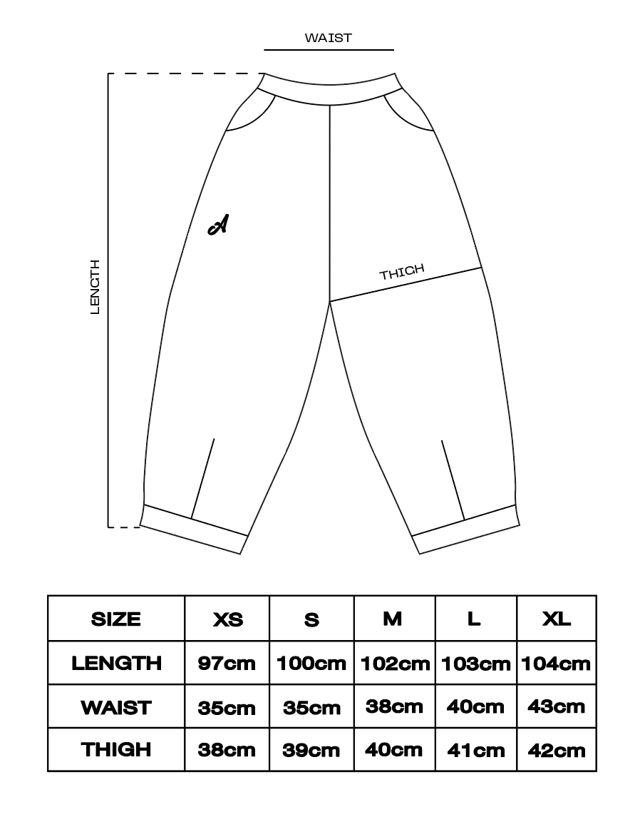 AIDEE SWEATPANTS - BLACK